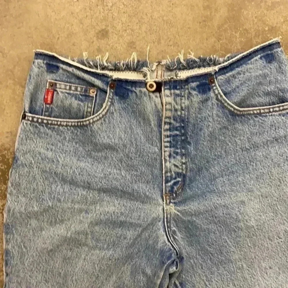 Vintage cutout  waist cobra jeans‎